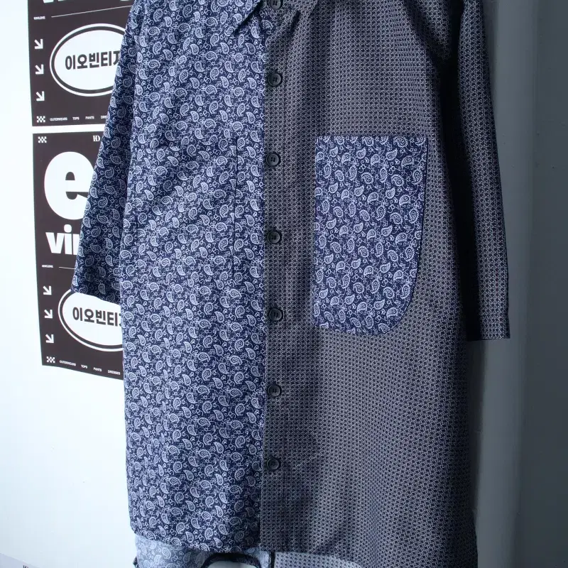 (M-XL) 서번트 신드롬 반팔 카라 티셔츠 셔츠 남방-H35268