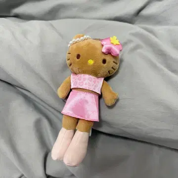 발길이 키티 봉제 인형 키링