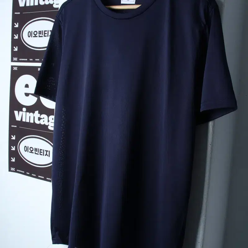 (XL) 마모트 반팔 티셔츠 새상품 기능성 무지 네이비-H35300