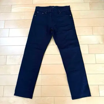 UNIQLO +J 셀비지 슬림 스트레이트 핏 청바지 블루 30