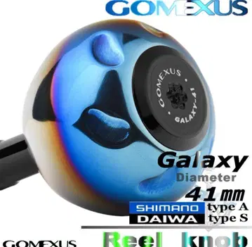 Gomexus 티타늄제/GALAXY 노브/41mm/블랙
