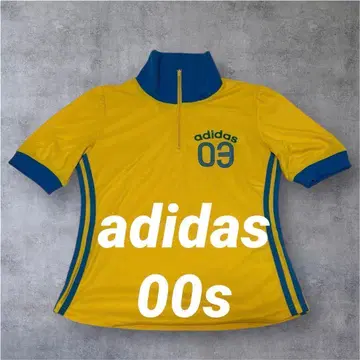 00s 아디다스 하프 지퍼 트랙 셔츠 레트로