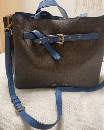 최종 가격 인하! MICHAEL KORS 숄더백 브라운/블루