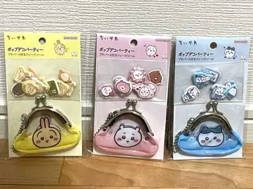 치이카와 팝 데코 파티 푸치 퍼스 포함 플레크 씰 3종