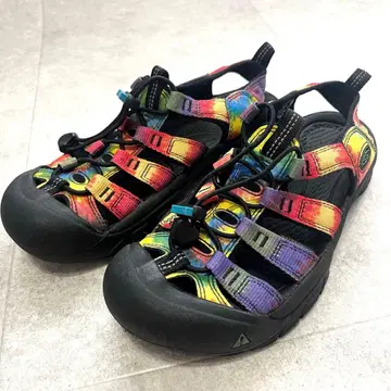 KEEN 샌들 뉴포트 레트로 타이 다이 23cm