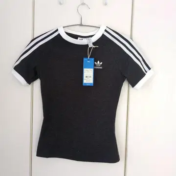새상품 adidas 오리지널스 반팔 T셔츠 블랙 그레이 S