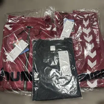 (새상품 3점) hummel 웜업 자켓 팬츠 상하의 세트 + 덤