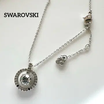 [ Swarovski 스와로브스키 ] 서클 목걸이 큐빅