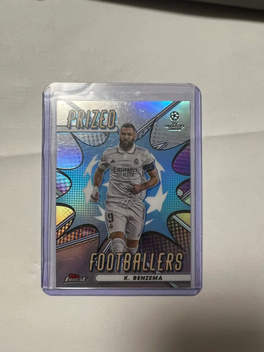 2021 Finest Footballers K. BENZEMA 카드