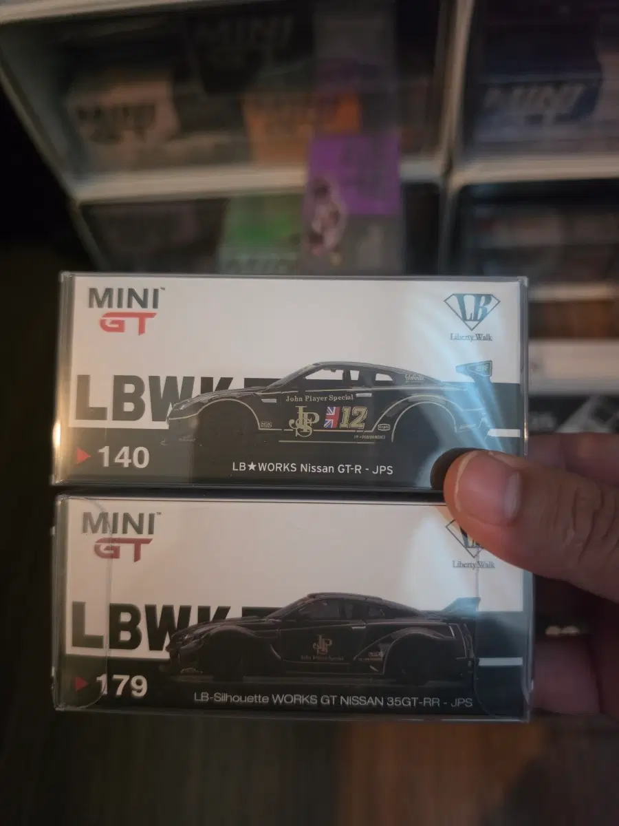 미니GT LBWK 닛산 GT-R JPS / 35GT-RR JPS 2종