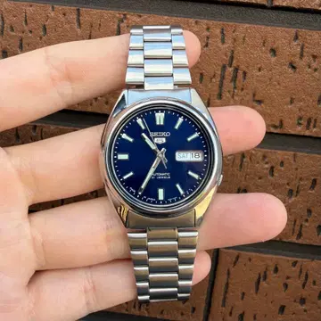 [ 새상품급/시스루백 ] SEIKO 5 자동 와인딩 7S26-0480 네이비 다이얼
