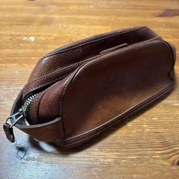 rag & bone 가죽 클러치백 브라운