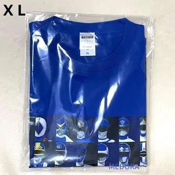 [ 익명 배송 미개봉품 ] 전 슈퍼 전대전 T셔츠 블루 파랑 XL 사이즈