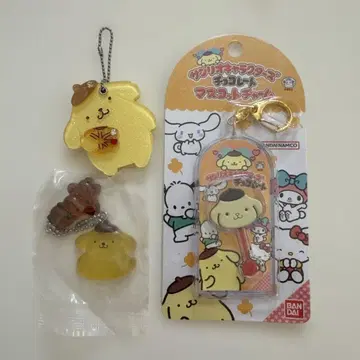 폼폼푸딩 초콜릿 마스코트 참 세트