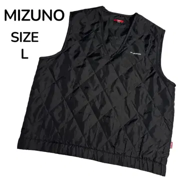 MIZUNO 미즈노 T-ZOID 퀼팅 충전솜 골프 베스트 블랙 L