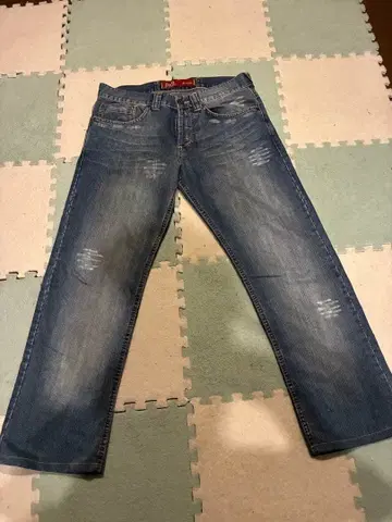 D&G 데미지 가공 데님 팬츠 남성용 사이즈 31