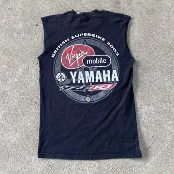 00s YAMAHA 컷오프 티셔츠