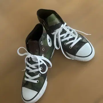 CONVERSE 컨버스 골프화 24cm 하이컷 카모플라주 패턴