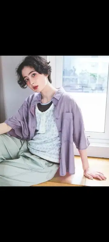 니코앤드 nico.and 베이직 포켓 데님 셔츠 택 포함 새상품