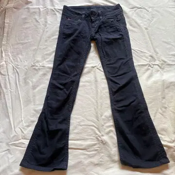 00s y2k HUDSON 부츠컷 로우라이즈 데님 청바지 23