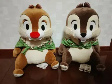 Disney 칩과 데일 봉제 인형 2개 세트