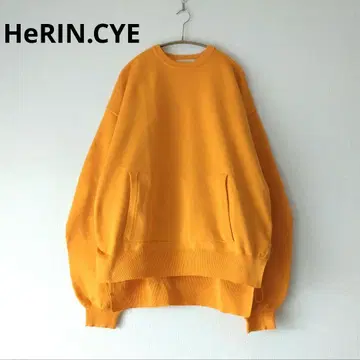 HeRIN.CYE 포켓 보이프렌드 탑 오렌지