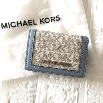 새상품 마이클코어스 MICHEAL KORS 지갑 화이트 블루