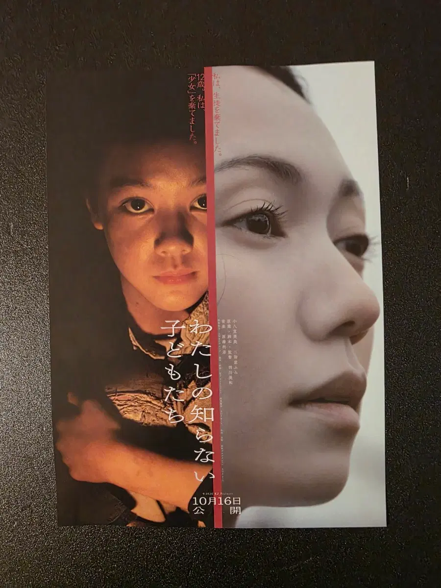 [영화팜플렛] 내가 모르는 아이들 일본 전단지 (2026) 니카이도후미 코야에아미 타케노우치유타카