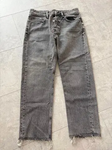 ZARA 남성용 데님 청바지 팬츠 스키니 블랙