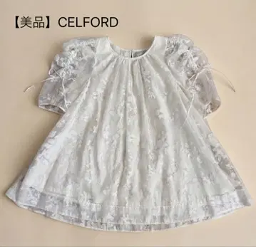 [새상품급] CELFORD 셀포드 드로스트 슬리브 튜닉 블라우스