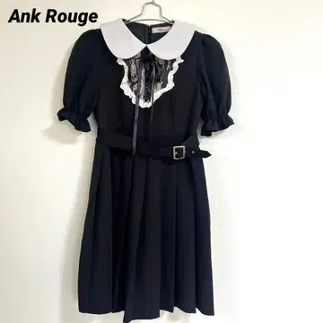 새상품급 Ank Rouge 앙크루즈 플리츠 원피스 블랙 M