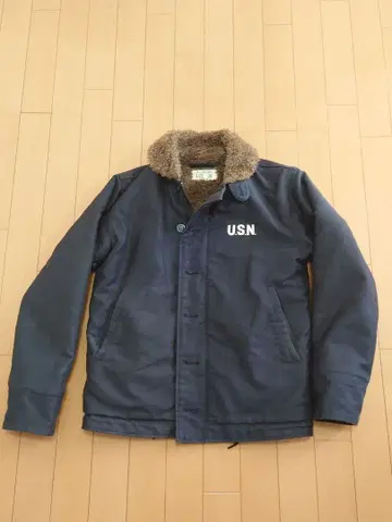 HOUSTON N-1 덱 자켓 U.S.N. 네이비 36