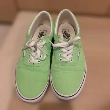 VANS 스니커즈 라이트 그린 캔버스