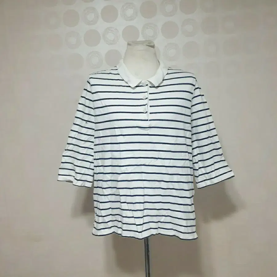 스트라이프 7부티셔츠77 반팔티77 카라티77