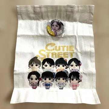 cutie street 후루사와 리사 캔뱃지 & 토트백 세트 미사용 새상품