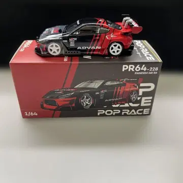 POP RACE 1/64 PANDEM GR86 ADVAN