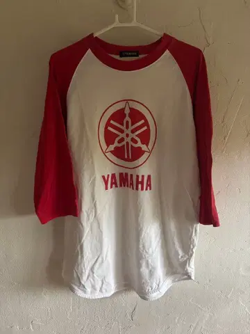 YAMAHA 래글런 슬리브 7부 소매 구제 의류 모터 사이클