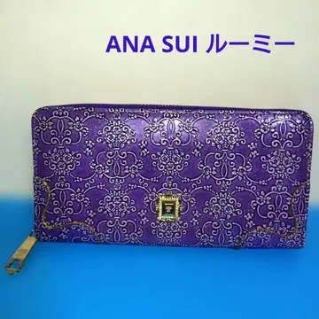 ANNA SUI 루미 장지갑 다마스크 로즈 패턴