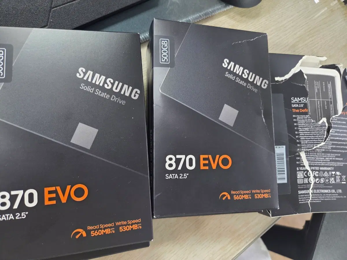 [국내정품] 삼성 870 EVO SSD 500GB (MZ-77E500)