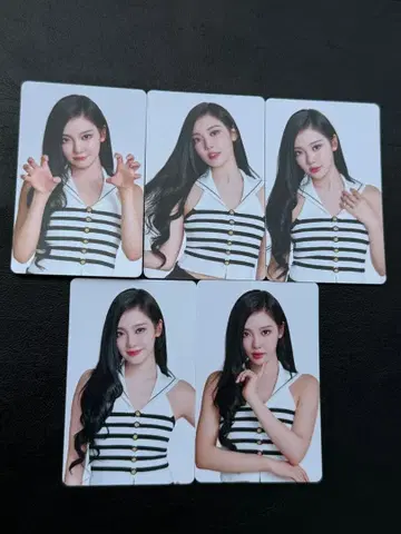 aespa 팬미팅 랜덤 트레이딩 카드 포토 카드 5종 컴프 닝닝