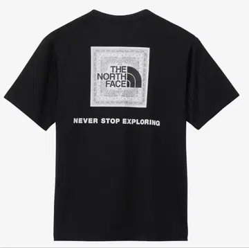 THE NORTH FACE 반다나 스퀘어 로고 티셔츠 L 사이즈