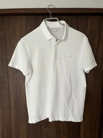 라코스테 피케 셔츠 악어 로고 화이트 REGULAR FIT FR4 M