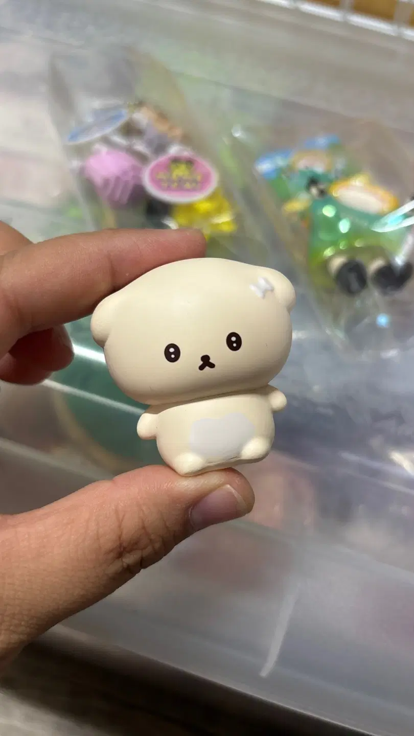 산엑스 강아지 피규어 가챠