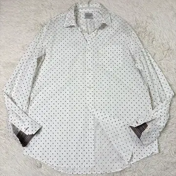 새상품급 폴스미스 셔츠 멀티 컬러 화이트 올 패턴 XXL 사이즈 토끼