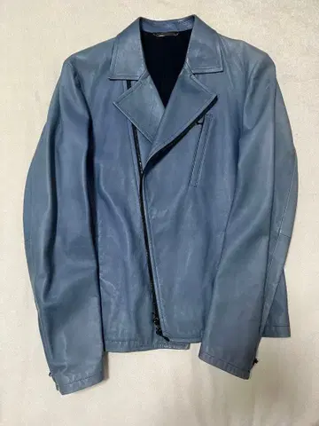 남성용 가죽 자켓 라이더스 블루