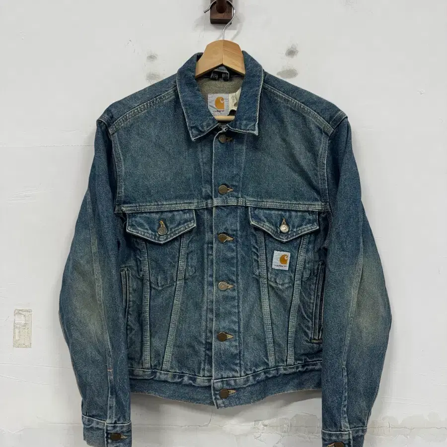 칼하트 USA 90s 빈티지 데님 청자켓