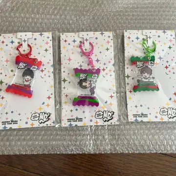나니와단시 ND5 나니와단시 패키지풍 키링 3개 세트