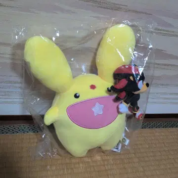 소닉&뿌요뿌요 세가 럭키 쿠지 라스트 럭키상 봉제 인형 카벙클