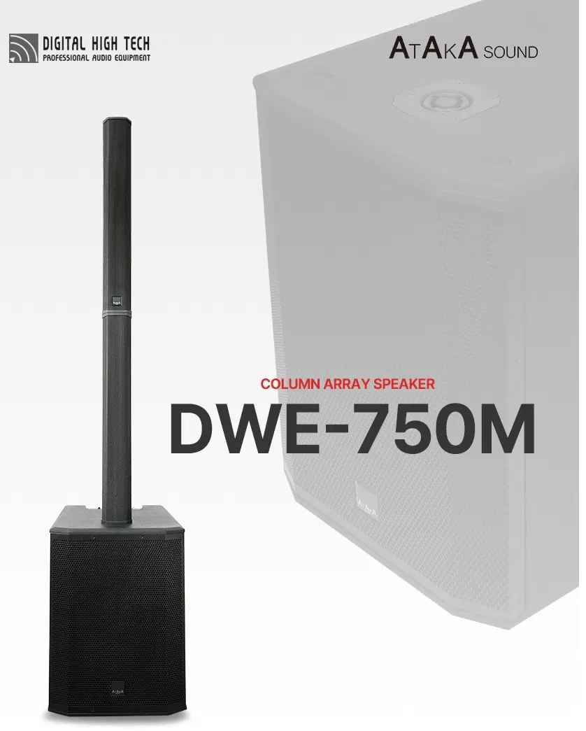 ATAKA DWE-750M 15인치 컬럼 어레이 스피커