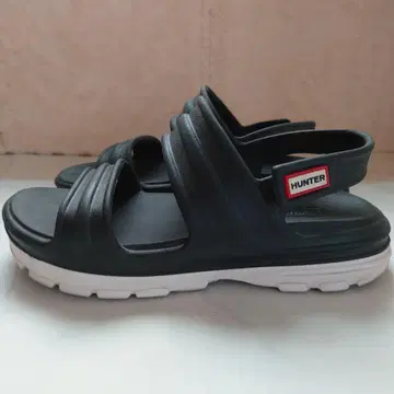 HUNTER 샌들 블랙 UK5W 24cm